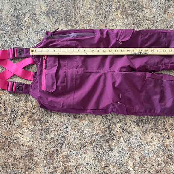 All In Motion 3M Thinsulate Waterproof Windproof Winter Ski Snow Bibs Girls XS - Picture 13 of 16
